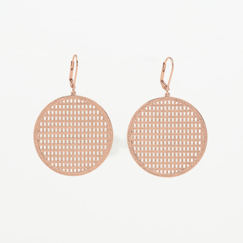 Carolina disc earrings