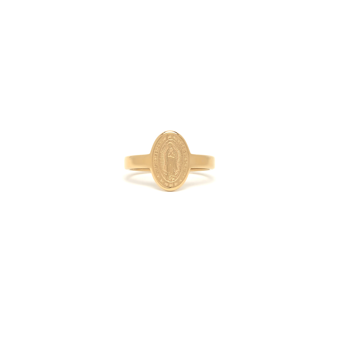  Virgen de Guadalupe ring gold jewelry fashion 